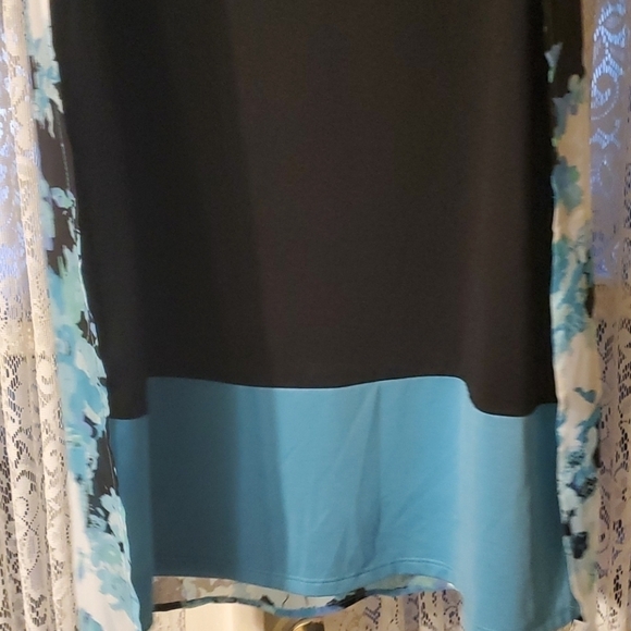 Kim Rogers Floral Kimono Style Dress Size Large - Picture 3 of 5